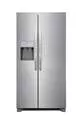 25.6 cu. ft. Side-by-Side Refrigerator — 36 in., Stainless Steel
