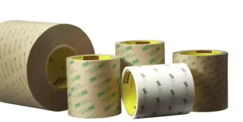 3M™ Adhesive Transfer Tape 966, Clear, 2.3 mil, Splice Free, Roll, 6 1/2 in x 60 yd, 4 rolls/case