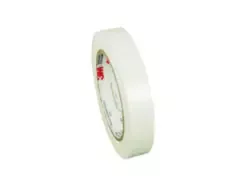 3M™ Polyester Film Electrical Tape 1350F-1, White, 24 in x 216 yds, 3-in paper core, Log roll, 1 Roll/Case
