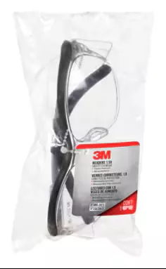 3M™ Readers Safety Glasses 91191H1-C, +1.5 Blk Frm, Clr Lens