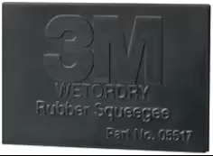 3M™ Wetordry Rubber Squeegee, 05518, 2 in x 3 in, 50 per case