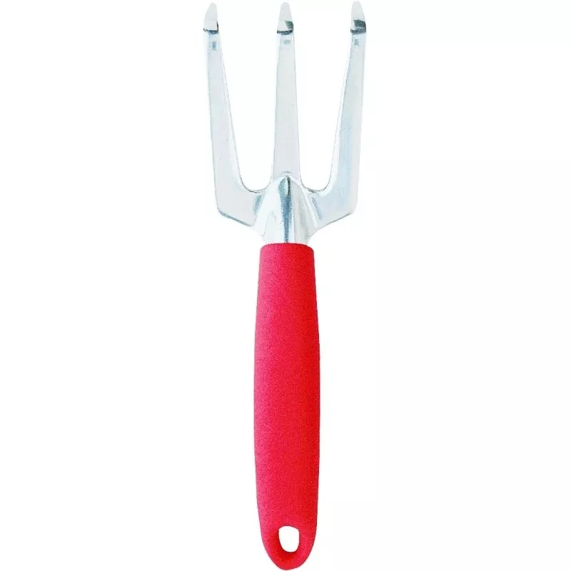 Corona CT 3030I Garden Cultivator, 10-1/4 in L, 3-1/2 in L Tine, 3-Tine, Aluminum Handle