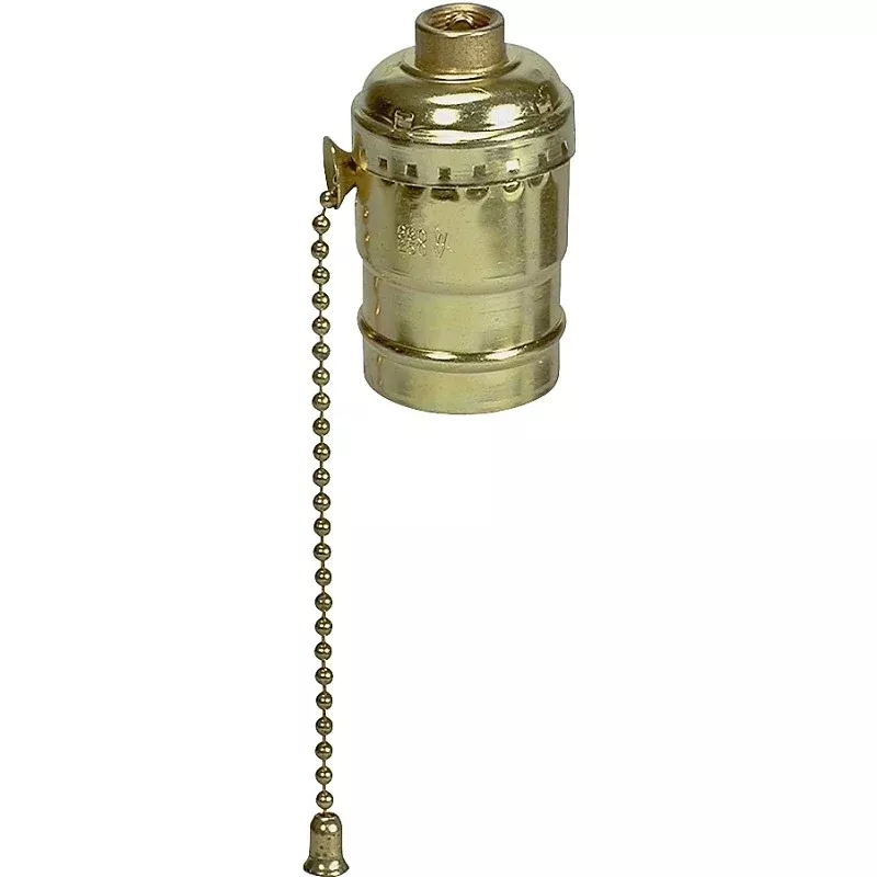 Eaton Cooper Wiring 980ABD-BOX Lamp Holder, 250 VAC, 660 W, Aluminum Contact, Brass