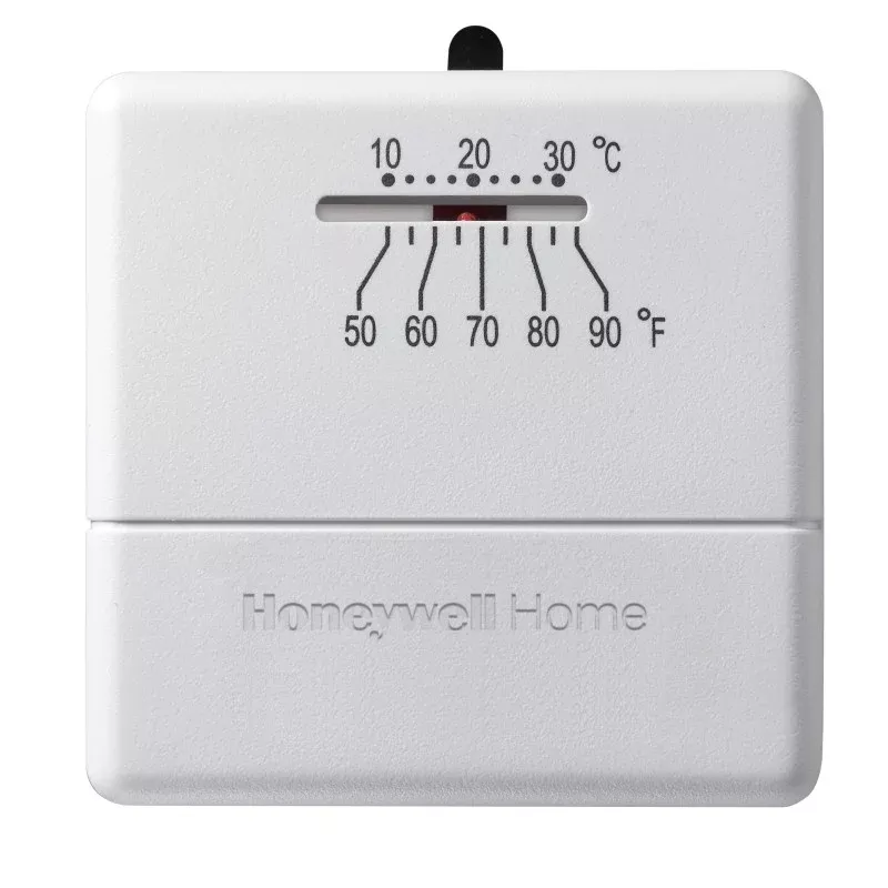 Honeywell CT30A Non-Programmable Thermostat, 50 deg F, 3.12 in W x 0.88 in D Dimensions