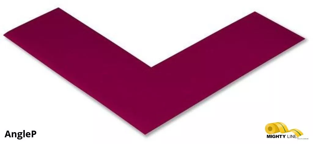 Mighty Line 2 in Wide Solid PURPLE Angle - Pack of 100